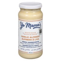 Yo Mama’s - ALFREDO SAUCE ROASTED GARLIC, 473 Millilitre