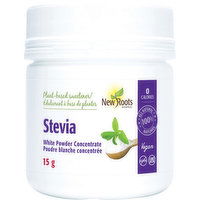 New Roots Herbal - Stevia White Powder Concentrate, 15 Gram