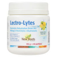 New Roots Herbal - Lectro-Lytes Lemon Lime, 192 Gram