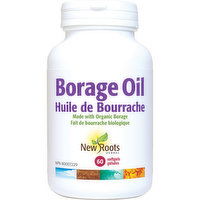 New Roots Herbal - Borage Oil, 60 Each