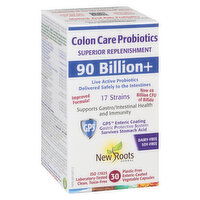 New Roots Herbal - Probiotics Colon Care 90 Billion, 30 Each