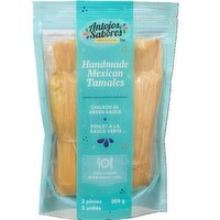 Antojos & Sabores - Handmade Mexican Tamales, Chicken in Green Sauce, 308 Gram