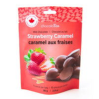 chocolaTas - Strawberry Caramel Milk Chocolate, 80 Gram