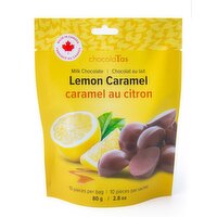 chocolaTas - Lemon Caramel Milk Chocolate, 80 Gram