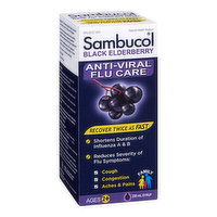 Sambucol - Anti-Viral Flu Care Syrup - Black Elderberry, 230 Millilitre