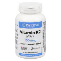 Preferred Nutrition - Vitamin K 100 MCG, 60 Each