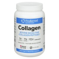 Preferred Nutrition - Collagen Powder Bovine, 250 Gram