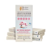 The Good Chocolatier - Ice Wine Honey Bar, 45 Gram
