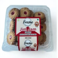 Fresho - Jim Jam Cookies, 340 Gram