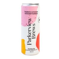 Parkerview Brews - Raspberry Lemonade Kombucha, 355 Millilitre