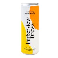 Parkerview Brews - Peach Mango Kombucha, 355 Millilitre