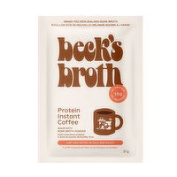 Beck's Broth - Protein Instant Coffee, 22 Gram