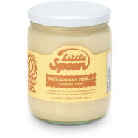 Little Spoon - Brown Sugar Vanilla Bean Ice Cream, 500 Millilitre