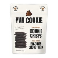YVR COOKIE - Triple Chocolate Cookie Crisps, 192 Gram