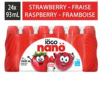 IOGO - Nano Yogurt Drink Strawberry/Raspberry, 24 Each