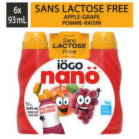 IOGO - Nano Drinakable Yogurt Lactose Free Apple Grape, 93 Millilitre