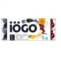 IOGO - Cherry, Lemon, Blackberry-Blueberry, Vanilla Lactose-Free Yogurt Cups 1.5%, 16 Each