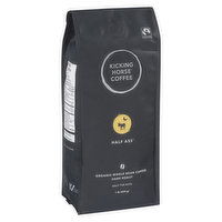 Kicking Horse - Organic Whole Bean Coffee, Half Ass, Dark Roast., 454 Gram