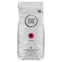 Kicking Horse - Organic Whole Bean Coffee, Storm, Medium Roast, 454 Gram