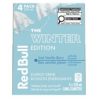 Red Bull - Winter Edition Iced Berry, 4 Each