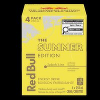 Red Bull - Red Bull Summer Edit Sudachi Lime, 4 Each