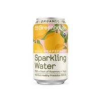 Greenhouse - Grapefruit Yuzu Rosemary Sparkling Water, 355 Millilitre