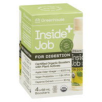 Greenhouse - Booster Inside Job Organic, 4 Each