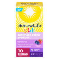 Renew Life - Probiotic Ultimate Flora 10 Billion Kids, 60 Each