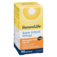 Renew Life - Norwegian Gold Super Critical Omega, 30 Each