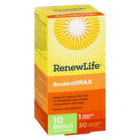 Renew Life - Boulardii Max Probiotic Capsules, 30 Each