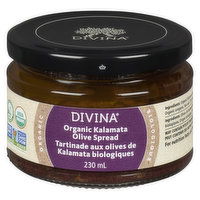 Divina - Organic Kalamata Spread, 240 Gram