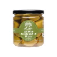 Divina - Sundried Tomato Stuffed Olives, 375 Gram