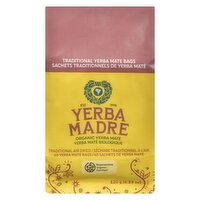 YERBA MADRE - Traditional Yerba Mate Tea Bags, 40 Each