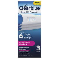 Clearblue - Early Detection Pregnancy Test, 3 Each