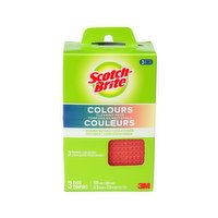 Scotch Brite - Scotch Brite Colours All Purpose Pads, 3 Each