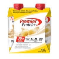 Premier Protein - Banana & Cream, 4 Each