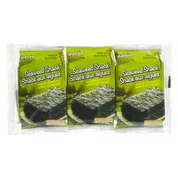 paldo - Seaweed Snack Wasabi Flavoured, 3 Each