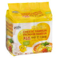 Paldo - Cheese Ramyun Noodles, 4 Each