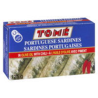 Tome - Sardines Olive Oil Chili, 125 Gram