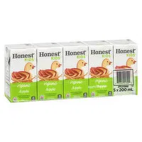 Honest Kids - Apple Juice Organic, 5 Each