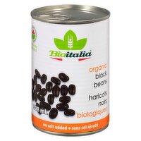 Bioitalia - Organic Black Beans, 398 Millilitre