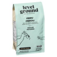 Level Ground Trading - Peru Medium & Smooth Whole Beans, 908 Gram