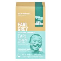 Level Ground Trading - Tea Bags, Earl Grey, 20 Each