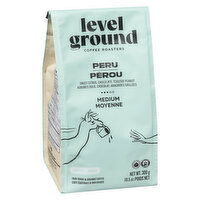 Level Ground - Peru Ground Coffee Organic, 300 Gram