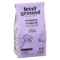 Level Ground - Ethiopia Medium Whole Bean Organic, 300 Gram