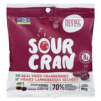 Patience Fruit - Sourcran Sour Cherry Candy, 60 Gram