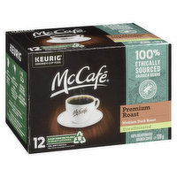 McCafe - Coffee Pods - Premium Roast K-Cup Decaf, Med-Dark, 12 Each