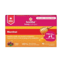 Honibe - Lozenges Honey Cherry, 10 Each