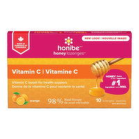 Honibe - Honibe Honey Lozenge Orange, 10 Each