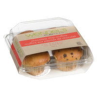 Wendel's - True Foods Chocolate Chip Muffins, Gluten Free, 4 Each